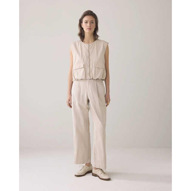 Summum 9s134-12193 702 gilet summer plain weave pebblebeige 9s134-12193 702 large