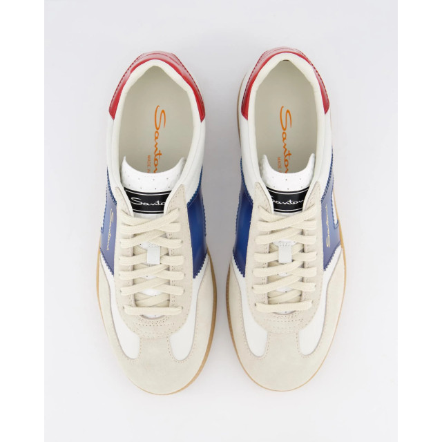 Santoni Heren dbs olympic white / blu MBPL21965FARC-NOCI60 large