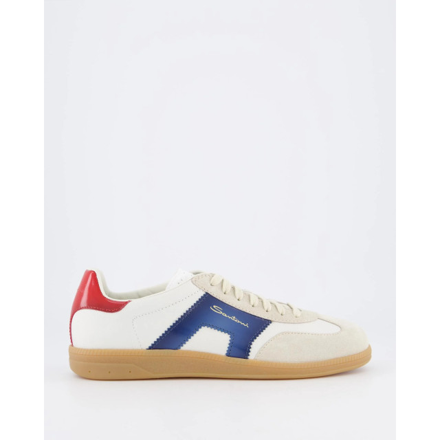 Santoni Heren dbs olympic white / blu MBPL21965FARC-NOCI60 large