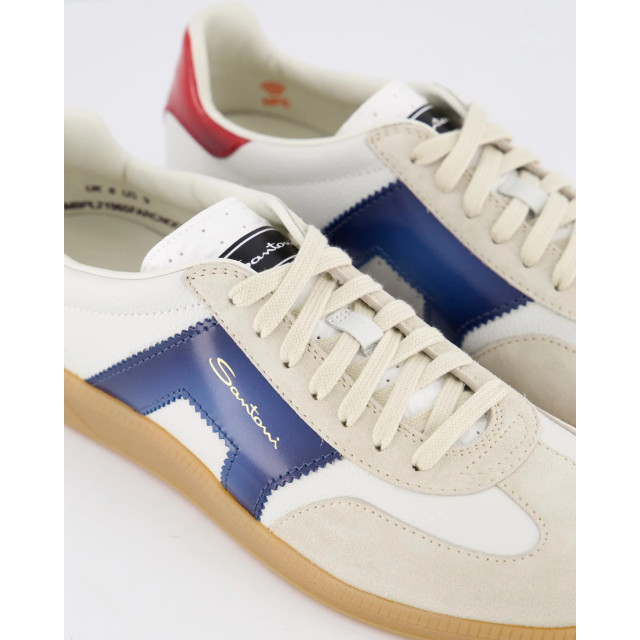 Santoni Heren dbs olympic white / blu MBPL21965FARC-NOCI60 large