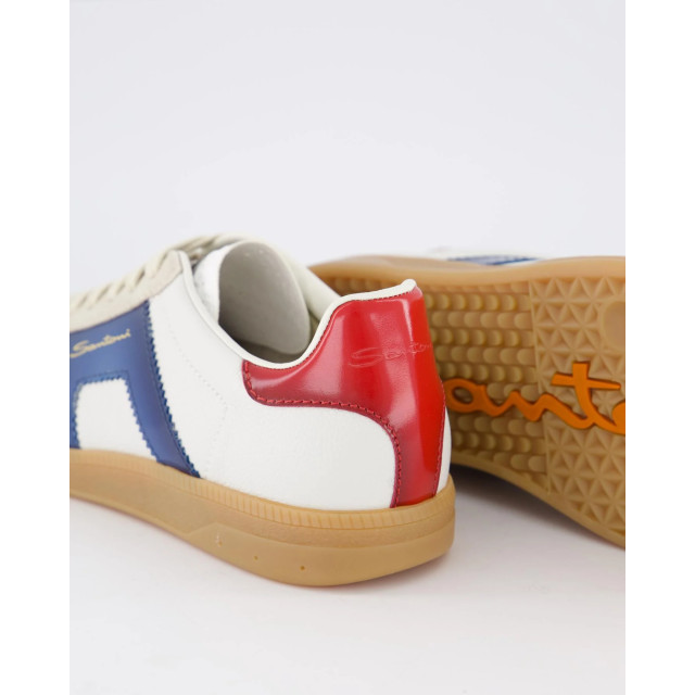 Santoni Heren dbs olympic white / blu MBPL21965FARC-NOCI60 large