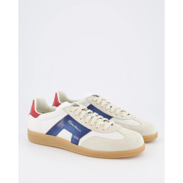 Santoni Heren dbs olympic white / blu MBPL21965FARC-NOCI60 large