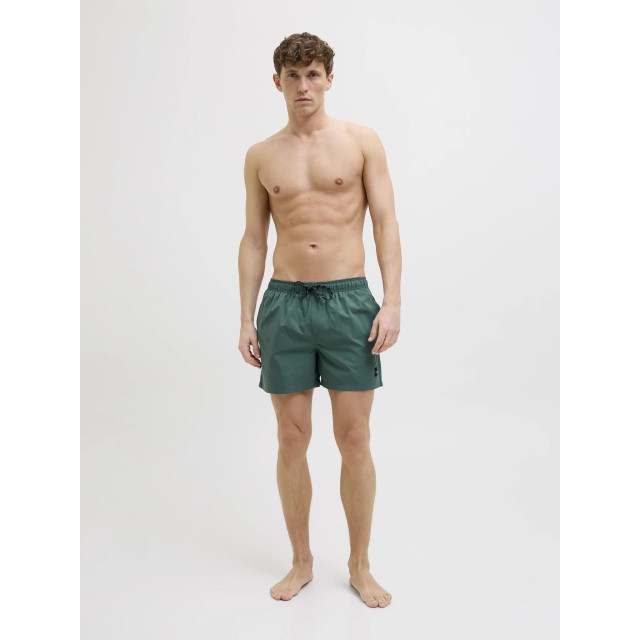 Jack & Jones Heren zwemshort jpstmaui jjswim effen 12272776-Mallard Green large