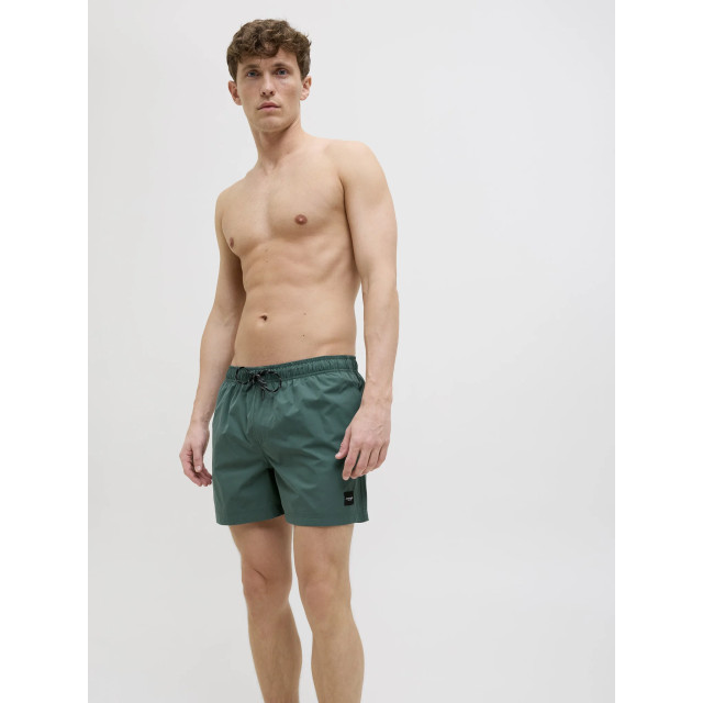 Jack & Jones Heren zwemshort jpstmaui jjswim effen 12272776-Mallard Green large