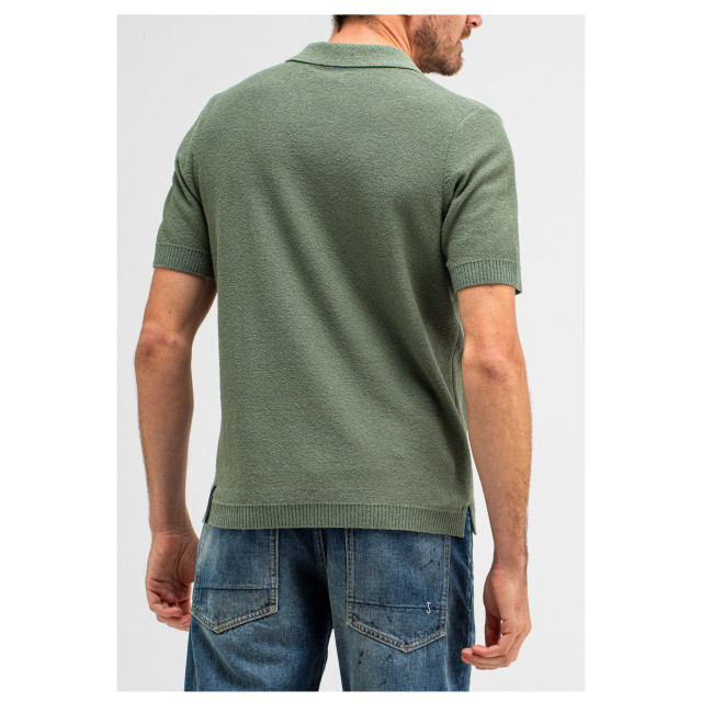 Butcher of Blue Boucle knit polo polos m2516018 M2516018 large