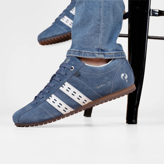 Q1905 Sneaker typhoon sp denimblauw/offwhite QM1253809-623-1 large