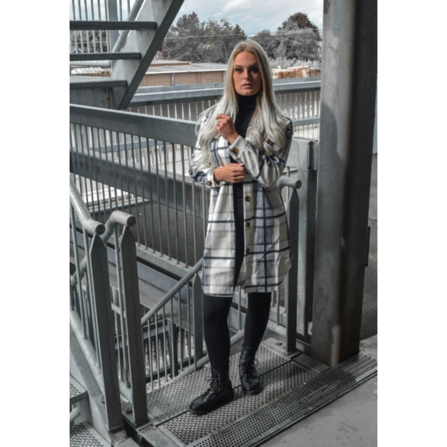The Dezzy Factory Yessy coat | blauw 240230 large