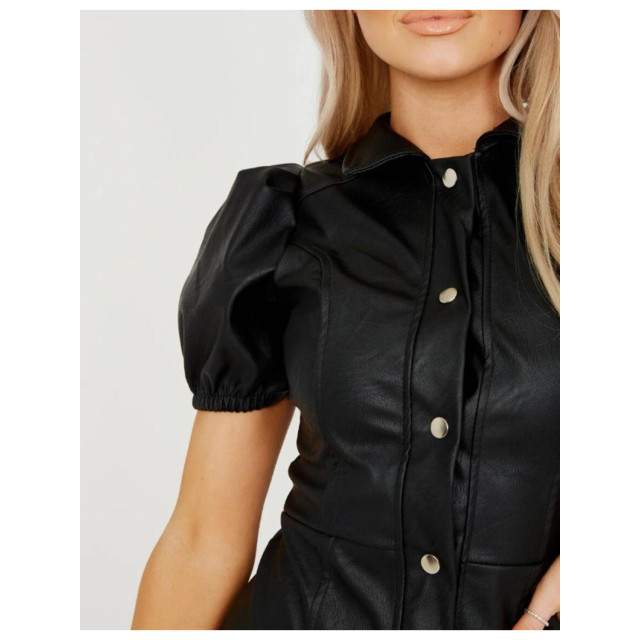 The Dezzy Factory Button jurk | zwart 240253 large