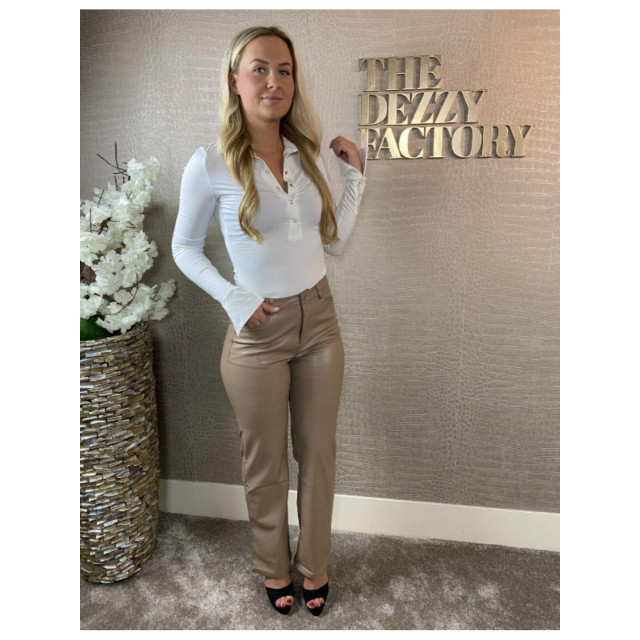 The Dezzy Factory Vegan leather pants | bruin 240257 large