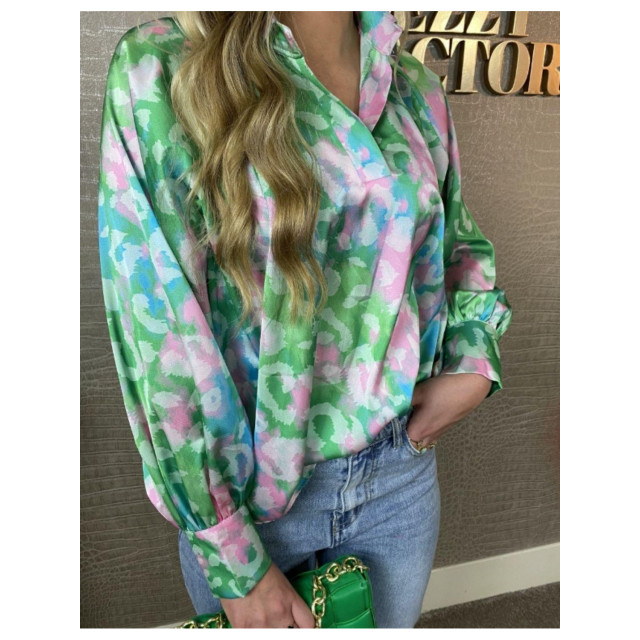 The Dezzy Factory Grind blouse | groen 240264 large