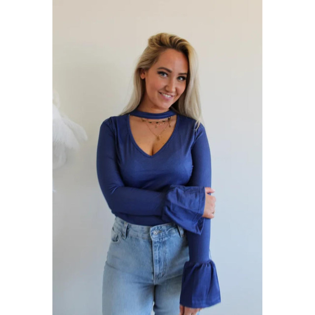 The Dezzy Factory Celine top | blauw 2400250 large