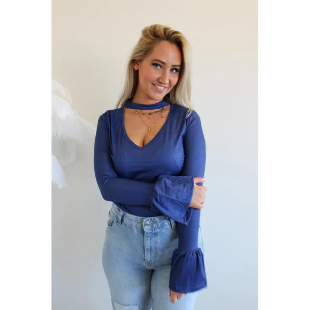 The Dezzy Factory Celine top | blauw 2400250 large