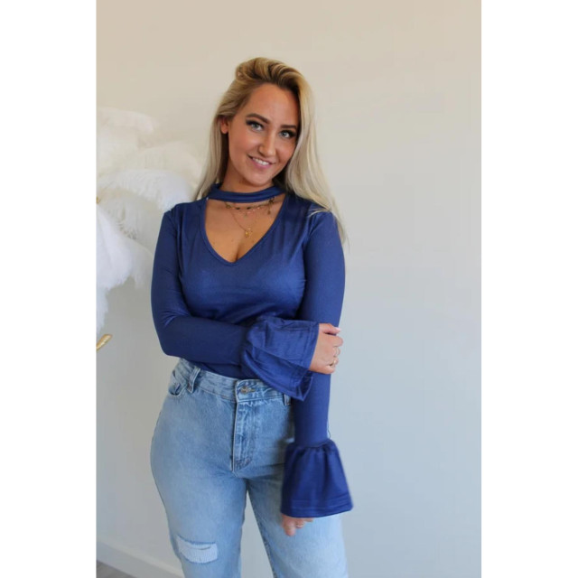 The Dezzy Factory Celine top | blauw 2400250 large