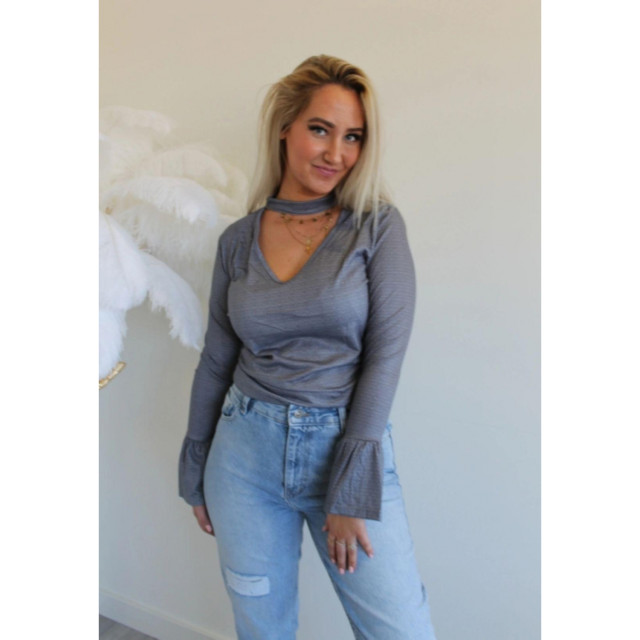The Dezzy Factory Celine top | grijs 240268 large