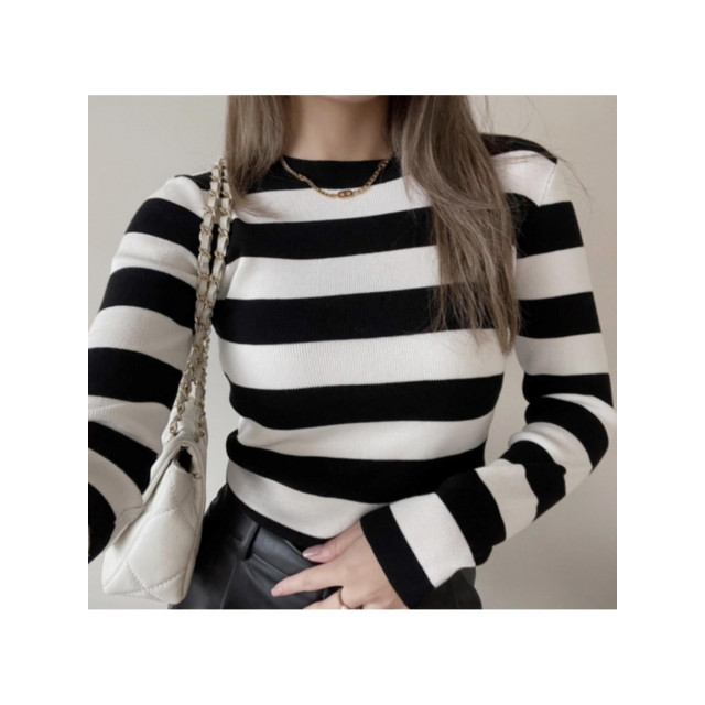 The Dezzy Factory Stripe top | zwart 2400279 large