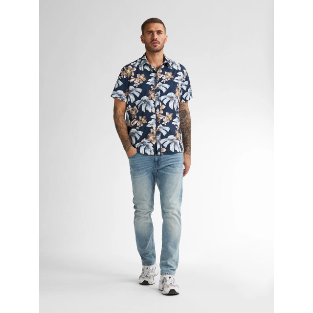 Petrol Industries Heren overhemd m-1050-sis418 5178 navy blue Petrol M 1050 SIS418 5178NavyBlue large