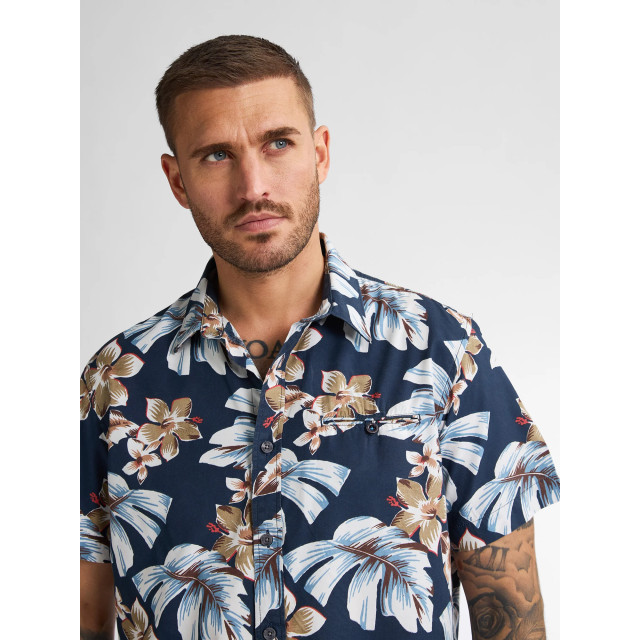 Petrol Industries Heren overhemd m-1050-sis418 5178 navy blue Petrol M 1050 SIS418 5178NavyBlue large