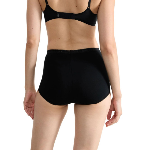 Sloggi Basic+ maxi 4-pack zwart Sloggi Dames Basic+ Maxi 4 pack 10028378 0004 large