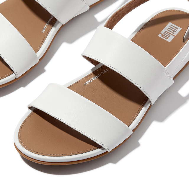 FitFlop Gracie leather back-strap sandals EB1 large FitFlop Gracie leather back-strap sandals EB1 large