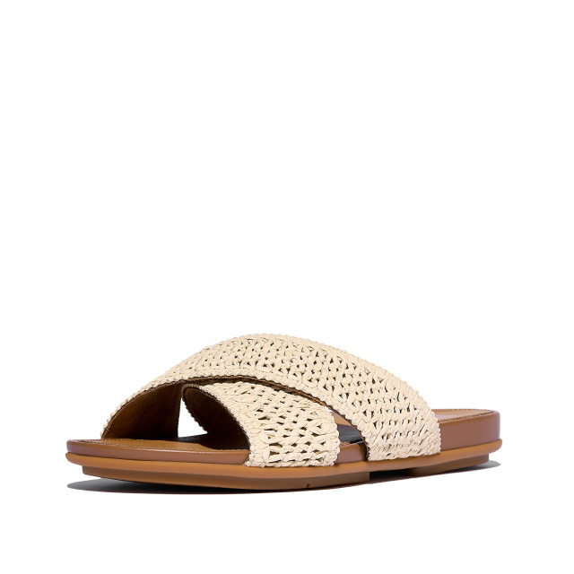 FitFlop Gracie woven cross slides JA8 large