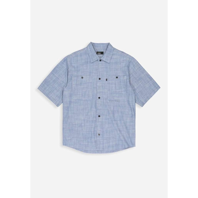 Butcher of Blue Anthony resort chambray shirt ss M2514015-856 large