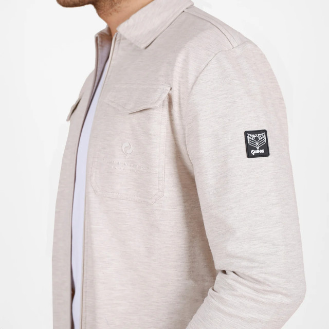 Q1905 Overshirt hattem zand melange QM2343340-842-1 large