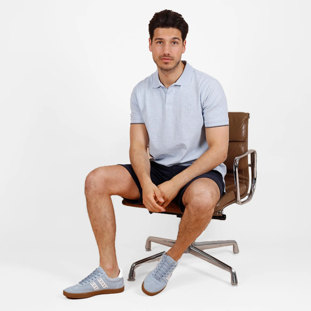 Q1905 Polo shirt toldijk – mist melange QM2653847-672-1 large