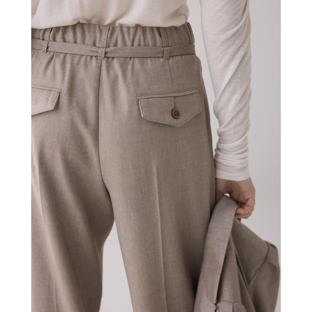 Summum Trousers wide linen blend twill 4s2767-12157 4s2767-12157 large