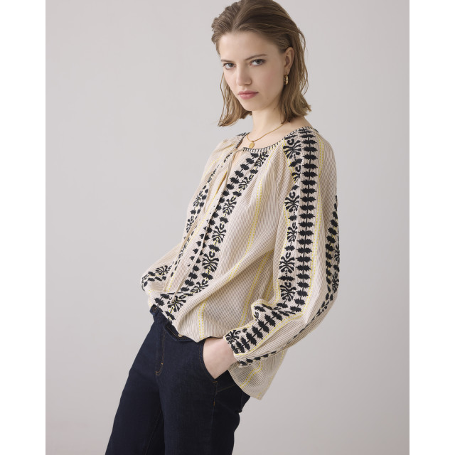 Summum Longsleeve top momosa stripe 2s3257-12186 2s3257-12186 large