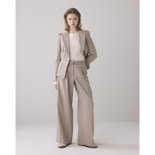 Summum Trousers wide linen blend twill 4s2767-12157 4s2767-12157 large