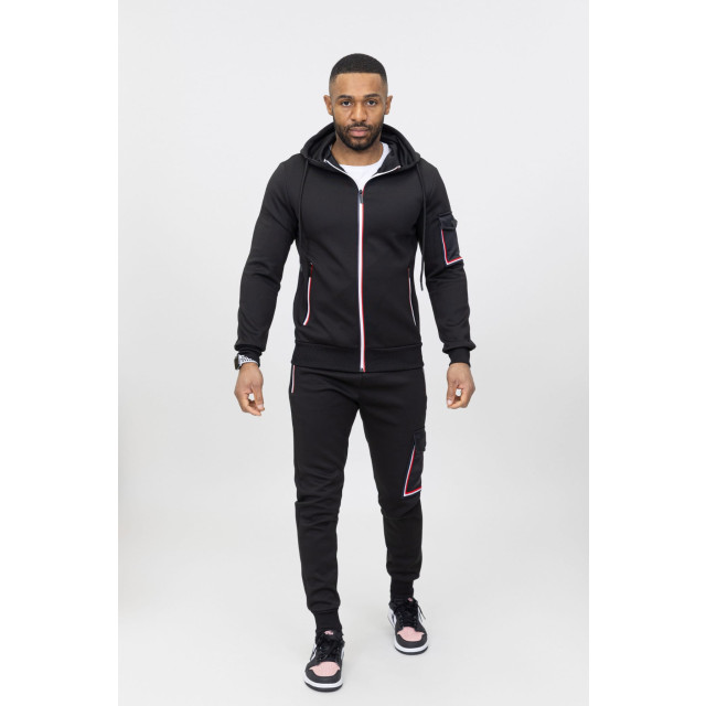 Zayne Milano heren joggingspak met bies style-italie ZP640-1 large