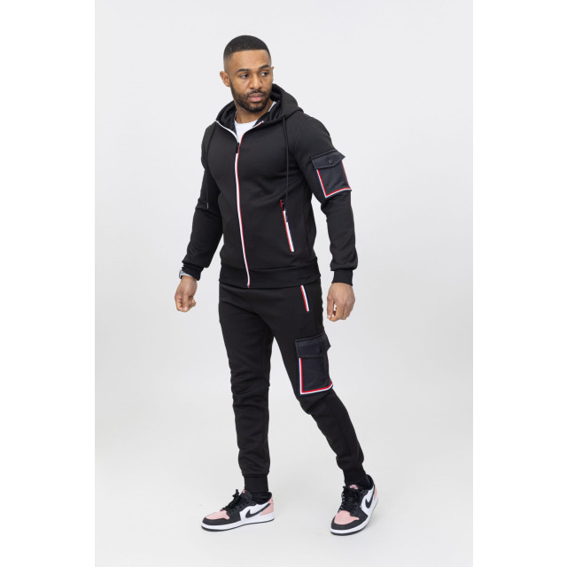 Zayne Milano heren joggingspak met bies style-italie ZP640-1 large