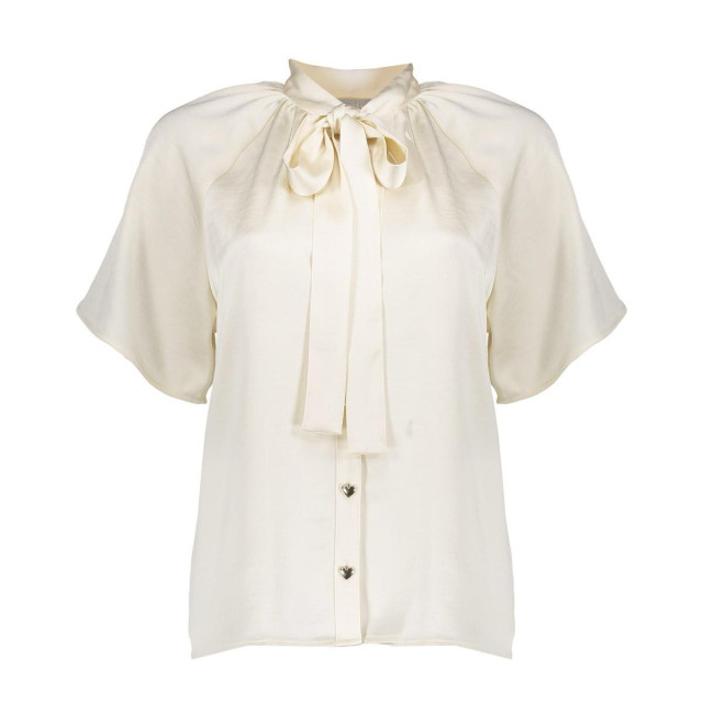 Geisha Blouse satin with bow ecru 4319.03.0005 large