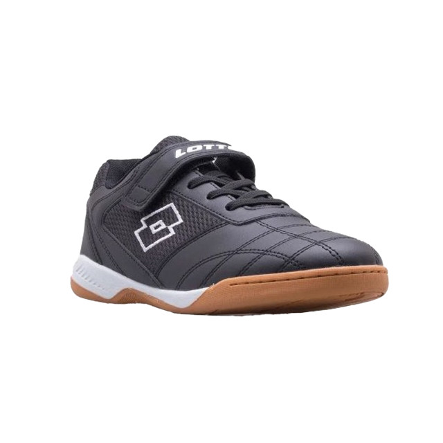 Lotto Kinderen/kinderen whizzer ecologische leren trainers UTMR78617_black large