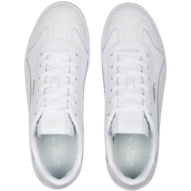 Puma Heren club 5v5 gecoat leren trainers UTMR78123_white large