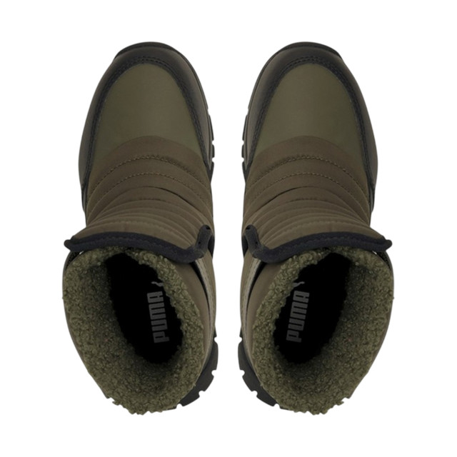 Puma Kinder/kinder nieve ecologisch leren enkellaarsjes UTMR78043_green large