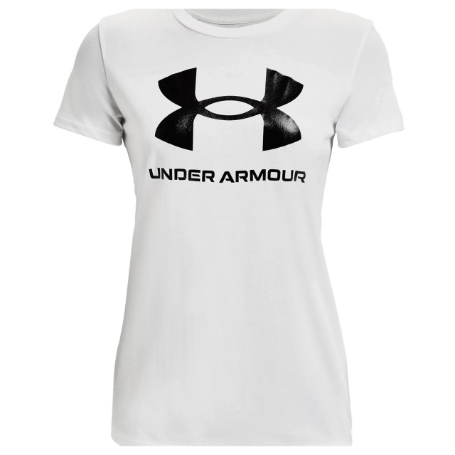 Under Armour Dames sportstyle grafisch t-shirt UTMR2186_white large