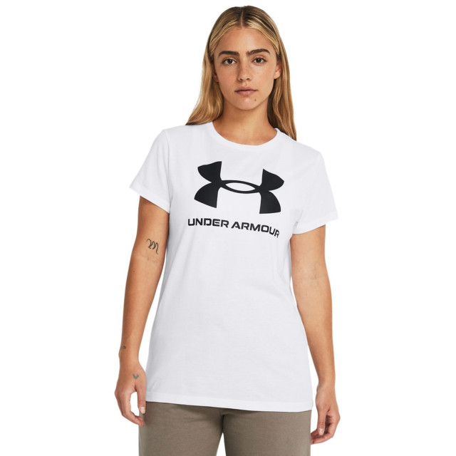 Under Armour Dames sportstyle grafisch t-shirt UTMR2186_white large