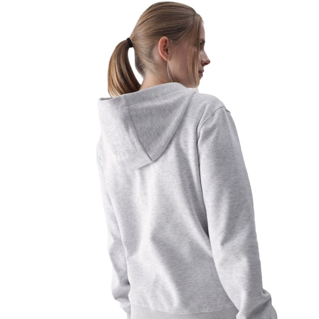 4F Dames wmm00tswsf1467 hoodie met volledige rits UTMR2035_lightgreymelange large