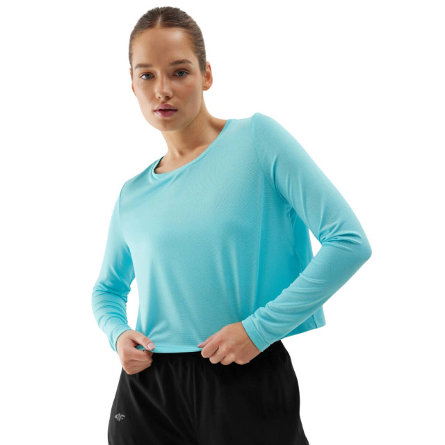 4F Dames wss24tflof218 t-shirt met lange mouwen UTMR2144_blue large 4F Dames wss24tflof218 t-shirt met lange mouwen UTMR2144_blue large