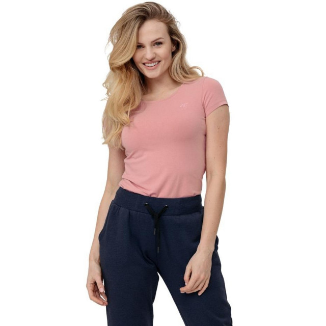 4F Dames h4z22 effen normaal t-shirt UTMR1960_pink large 4F Dames h4z22 effen normaal t-shirt UTMR1960_pink large