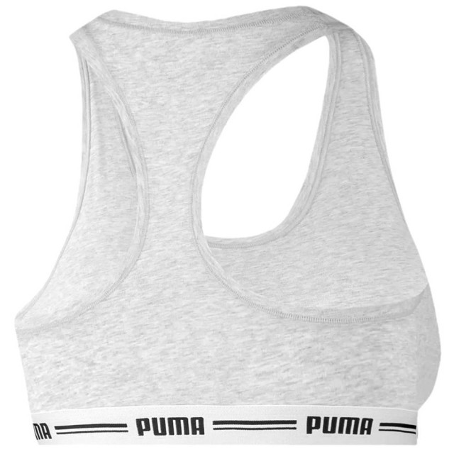 Puma Dames racerback sportbeha UTMR1830_grey large