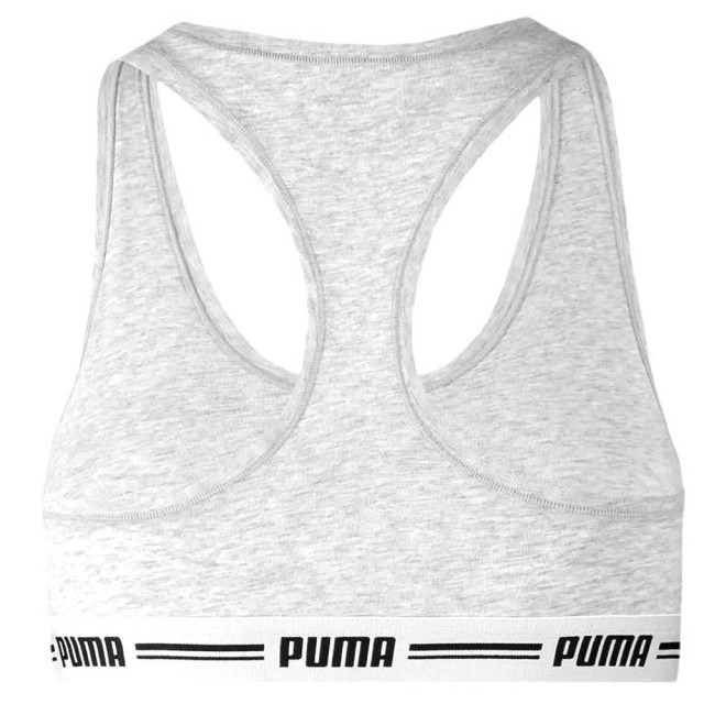 Puma Dames racerback sportbeha UTMR1830_grey large