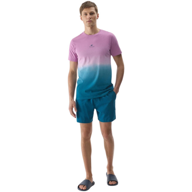 4F Heren wss24ttshm1290 t-shirt UTMR1869_purple large