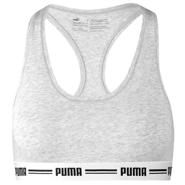 Puma Dames racerback sportbeha UTMR1830_grey large