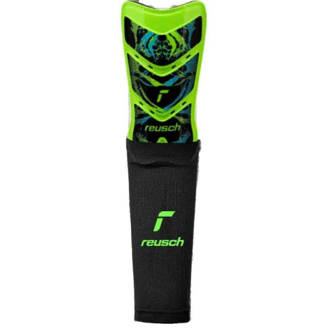 Reusch Heren attrakt supreme voetbalscheenbeschermers UTMR2347_blackgreen large