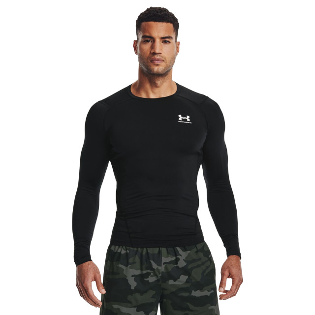 Under Armour Heren heatgear base layer top met lange mouwen UTMR1828_black large