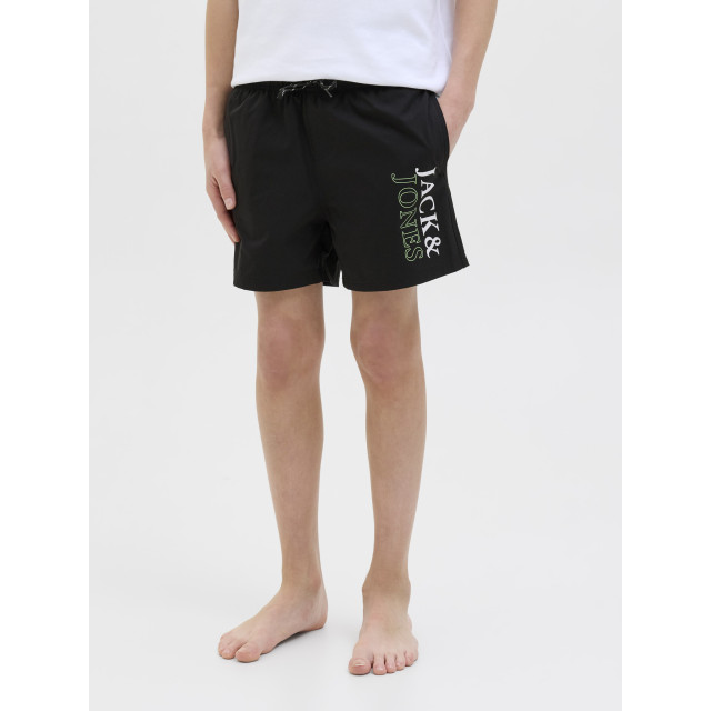 Jack & Jones Zwemshort jpstmaui double logo effen 12273841-Zwart large