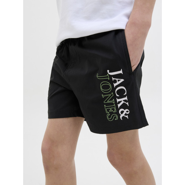 Jack & Jones Zwemshort jpstmaui double logo effen 12273841-Zwart large