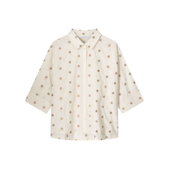 Summum 3/4 sleeve blouse scattered emboideryy 2s3054-11624 2s3054-11624 large